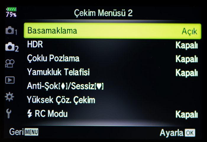 Makro Çekim Fotoğrafçılığı, Olympus ile Odak İstifleme ve Basamaklama