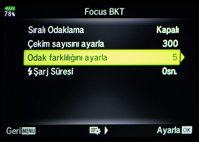 Makro Çekim Fotoğrafçılığı, Olympus ile Odak İstifleme ve Basamaklama