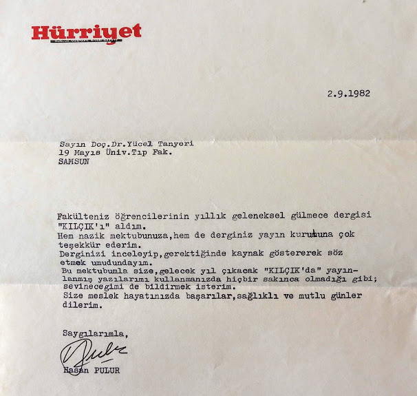 Usta Karikatürcümüz Semih Balcıoğlu’nu özlemle anarken