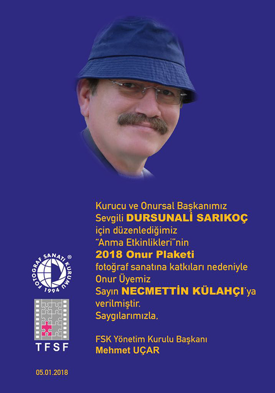 Dursunali Sarıkoç Onur Plaketi